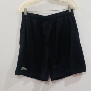 Lacoste women's size 6 black tennis shorts